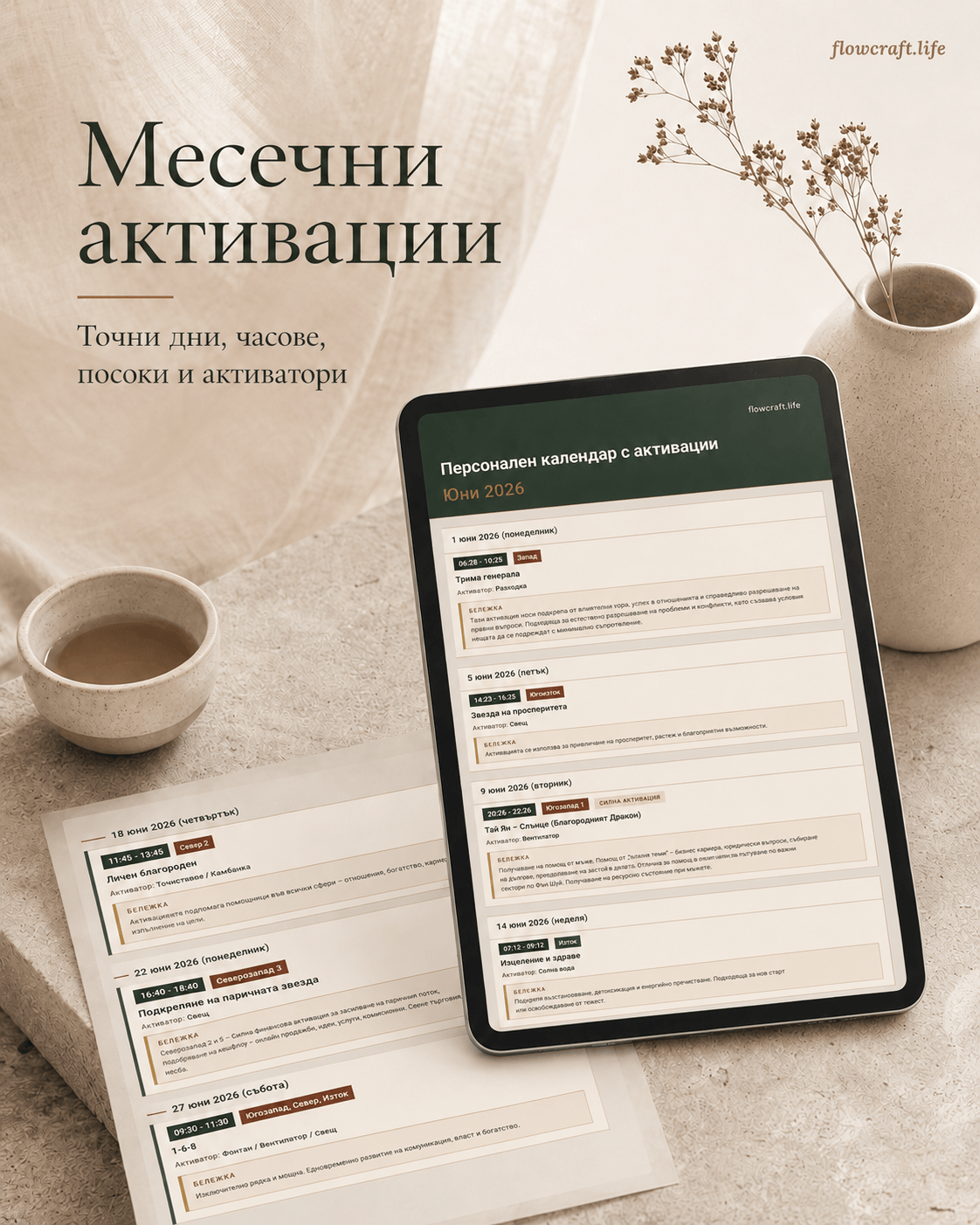 Комбиниран пакет – лични активации по Фън Шуй и Ци Мен Дун Дзя